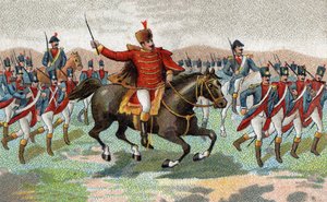 イエナの戦いでのマレシャル・ヨアヒム・ムラット（ドイツ、10月14日 作： French School