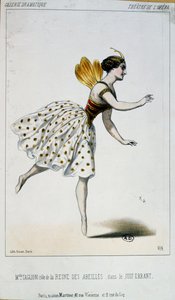 ジャック・フロメンタル・ハーレヴィ（1799-1862）c.1852による、ル・ジュイフの誤った女王蜂としてのマリア・タグリオーニ（1804-84） 作： French School