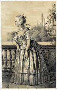 ランバルの王女マリー・テレーズ・ド・サヴォワ・カリニャン（1749～1792年） - アルベール・モーラン編『Galerie historique de la Revolution Française』（1843年、パリ）所収 作： French School