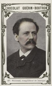 Massenet、音楽作曲家（カラー写真） 作： French School