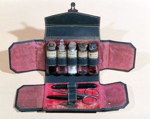 19世紀初頭の楽器と薬の医療事件 作： French School
