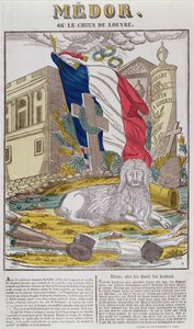 ルーブルの忠実な犬メドール、1831年頃 作： French School
