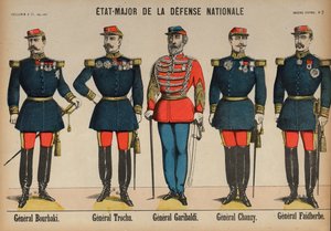 普仏戦争時のフランス陸軍参謀本部員