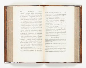ラス・ケース伯爵エマニュエルによる「サント・エレーヌ記念碑」。 作： French School