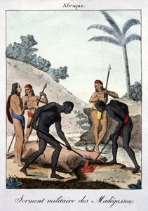 マダガスカル兵士の宣誓 作： French School
