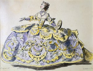 フォーチュンとしてのミスラゲール、A。ギヨーモフィルスによる複製（手彩色の彫刻） 作： French School