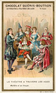 モリエールとその一座の役者たち（クロモリショット 作： French School