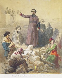 モンセニョールアフレ（1793-1848）1848年6月25日 作： French School