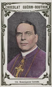 Monseigneur Cerretti（カラー写真） 作： French School