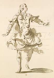 ピグマリオンとしてのムッシュエリオット、ピグマリオン、ラモット作の台本、ジャンフィリップラモー（1683-1764）1748（カラー彫刻） 作： French School