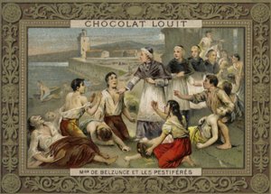 モンシニョールベルサンス、マルセイユの司教、ペストの犠牲者、1720年 作： French School