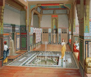 ムーア様式のインテリア、1880年頃