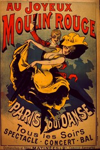 ムーランルージュ、1890-99 作： French School