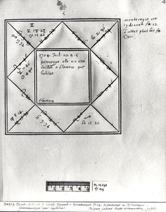 Ms.Fr.12293 fol.49ガリレオによるペトラークの星占い（1304-74）、14世紀から17世紀の図の星占いのコレクションから