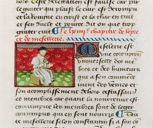 Ms.Fr.22532 Fol.118 Leper、Le Livre des Proprietez des Choses、Barthelemy lAnglais