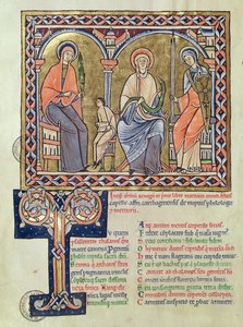 Ms 1041 f.1v Martianus CapellaによるSatyriconの文法、方言、レトリック、c.1200 作： French School