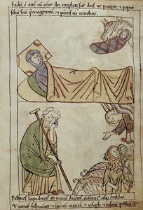 Ms 108 fol.168聖書からのキリスト降誕 作： French School