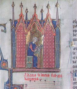 Ms 139 fol.142v Chandamnier dArrasからのAdam de la Halle
