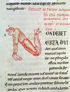 Ms 154 fol.137v聖ジェロームの手紙からの歴史的な初期のN 作： French School