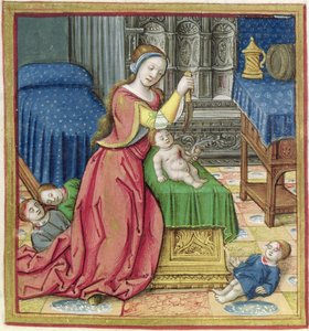 Vie des Femmes Celebres、1505年頃のMs 17 Athaliah（d.837 BC） 作： French School