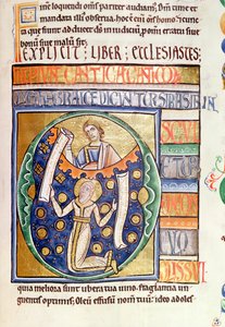 Ms 1 fol.235 Souvigny聖書の 『伝道の書』 作： French School