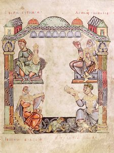 Ms 2 fol.11（6）ブックからの4人のミュージシャン
