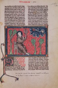 Ms 320 Fol.192 The Heavens、De Natura rerum、Thomas van Cantimpre（1201-72） 作： French School