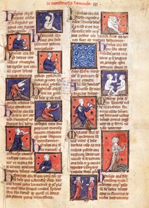 Ms 320 Fol.45r Thomas van Cantimpre (1201-72) の「De Natura rerum」からのモンスター（ベラム製 作： French School