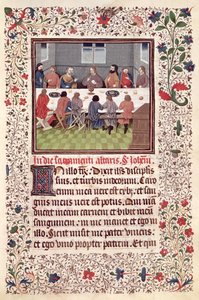 Ms 370 fol.184最後の晩餐