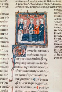 Ms 372 fol.243 Decrets de Gratienの寡婦の結婚