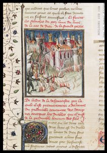 Ms 55 t.2 fol.290v Hell、De Civitate Dei、カバの聖アウグスティヌス作（354-430）、Raoul de Presles訳、c.1400-50 作： French School