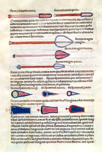 Ms 89 Ter fol.122v Abul Qasim Kalaf ibn al-Abbas al Zahrawi（Albucasis）による論文からの手術器具 作： French School