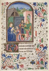 Ms Euing 4 f.49r The Wise Men、from the Glasgow Hours