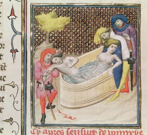 Ms Fr 12420 Paulina Dying with Seneca、De Claris Mulieribus、Giovanni Boccaccio（1313-75）