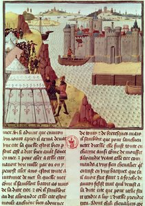 Ms Fr 9342 Jean Vauquelin、1465年頃のGrand Alexandreの歴史のページ 作： French School