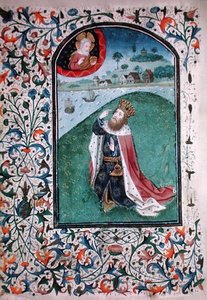 Ms.Gen 288 f.131v ヴィジョン、1460年頃（ヴェラム 作： French School
