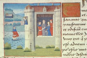 Ms Hunter 252 f.127v結婚、Les Cent Nouvelles Nouvelles、1462 作： French School