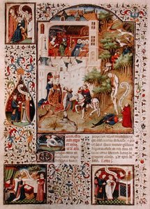 Ms.Lat 17294 ベッドフォード公爵のブレヴィアリーからの聖エドワード懺悔者（1003-66）の死（1424-1435年頃）（ベラム製 作： French School