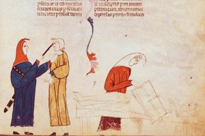 Ms Lat 9187 fol。24拷問シーン、Les Coutumes de Toulouse 作： French School