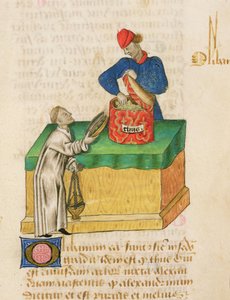 Dioscorides fol.104rお香の売り手によるMs De herbs 作： French School