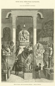 ライデン美術館、アジアンモニュメント室（彫刻 作： French School
