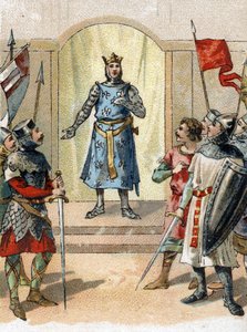 1214年7月27日、フィリップ・オーギュストがブヴィネスの戦いの前夜に諸侯に向けて言った「勇者に私の冠を」という言葉。