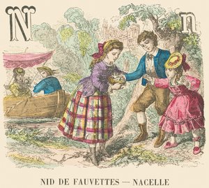 N：ウグイスの巣-キャリーコット 作： French School