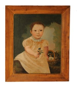 少年の素朴な肖像画 作： French School