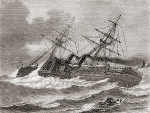 ナポレオン3世、1870年に出版された「Les Merveilles de la Science」より。 作： French School