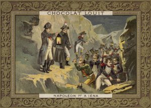 イエナの戦いでのナポレオン、1806 作： French School