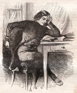 思春期のナポレオンは陰気で暗くなり、読書が一種の情熱になった - Emmanuel de las Casesの「Napoleon, Memorial de Sainte-Helene」にある彫刻 - 1860年 作： French School