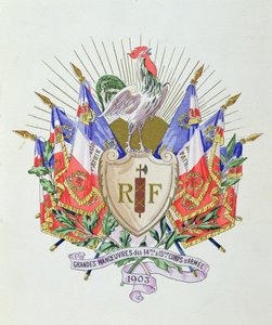 フランス共和国の国章、1903 作： French School