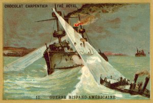 米西戦争での海戦 作： French School