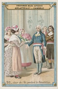 フランス革命中の元日 作： French School